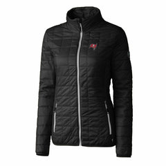 Tampa Bay Buccaneers Cutter & Buck Women's Rainier PrimaLoft Eco Insulated Full-Zip Puffer Jacket - Black sale