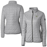 Green Bay Packers Cutter & Buck Women's Rainier PrimaLoft Eco Insulated Full-Zip Puffer Jacket - Gray outlet