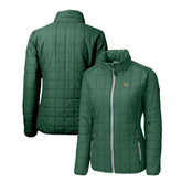Green Bay Packers Cutter & Buck Women's Rainier PrimaLoft Eco Insulated Full-Zip Puffer Jacket - Green online