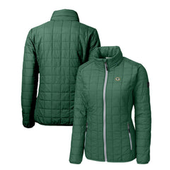 Green Bay Packers Cutter & Buck Women's Rainier PrimaLoft Eco Insulated Full-Zip Puffer Jacket - Green online