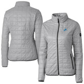 Detroit Lions Cutter & Buck Women's Rainier PrimaLoft Eco Insulated Full-Zip Puffer Jacket - Gray outlet