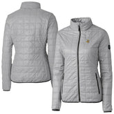 Minnesota Vikings Cutter & Buck Women's Rainier PrimaLoft Eco Insulated Full-Zip Puffer Jacket - Gray for sale