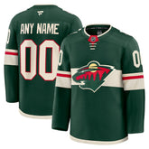 Minnesota Wild Fanatics Home Premium Custom Jersey Green