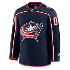Columbus Blue Jackets Fanatics Home Premium Custom Jersey Navy