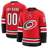 Carolina Hurricanes Fanatics Alternate Premium Custom Jersey Red