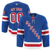 New York Rangers Fanatics Home Authentic Pro Custom Jersey Royal