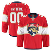Florida Panthers Fanatics Home Authentic Pro Custom Jersey Red