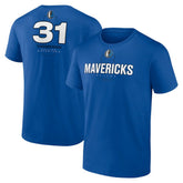 Klay Thompson Dallas Mavericks Behind The Back Name & Number T-Shirt - Blue for sale