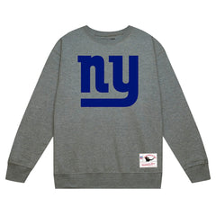 New York Giants Basic Fleece Pullover Sweatshirt - Heather Gray discount