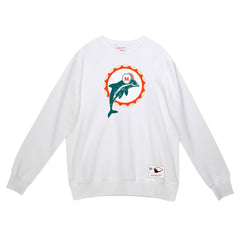 Miami Dolphins Basic Fleece Pullover Sweatshirt - White for sale