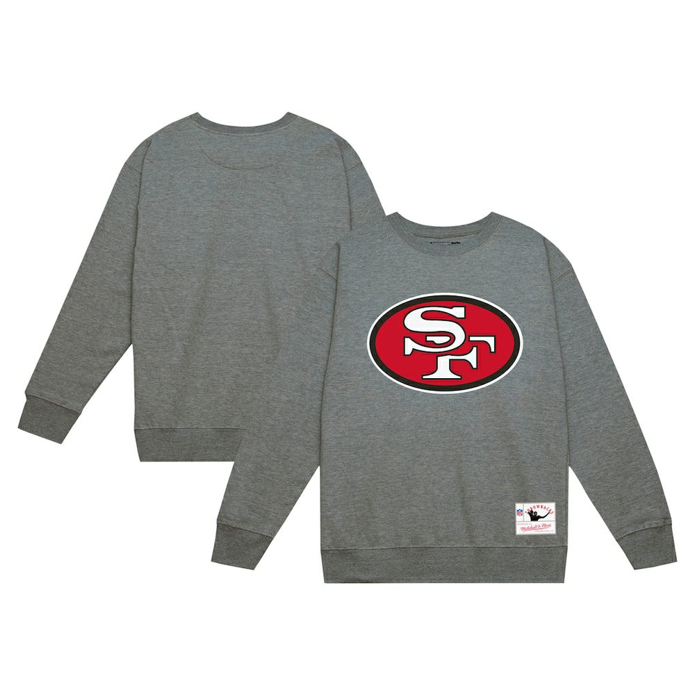 San Francisco 49ers Basic Fleece Pullover Sweatshirt - Heather Gray cheap