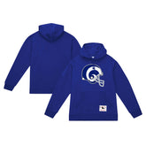 Los Angeles Rams Helmet Logo Vintage Pullover Hoodie - Royal online