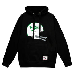 New York Jets Helmet Logo Vintage Pullover Hoodie - Black online