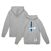 Detroit Lions Vintage Pullover Hoodie - Heather Gray cheap