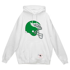 Philadelphia Eagles Helmet Logo Vintage Pullover Hoodie - White sale