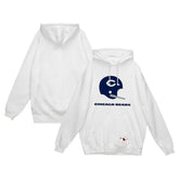 Chicago Bears Helmet Logo Vintage Pullover Hoodie - White online