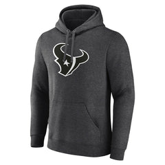 Houston Texans Personalized Name & Number Monochrome Pullover Hoodie - Charcoal discount