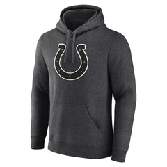 Indianapolis Colts Personalized Name & Number Monochrome Pullover Hoodie - Charcoal online