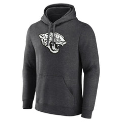 Jacksonville Jaguars Personalized Name & Number Monochrome Pullover Hoodie - Charcoal cheap