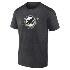 Miami Dolphins Personalized Name & Number Monochrome T-Shirt - Charcoal discount