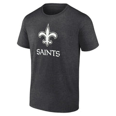 New Orleans Saints Personalized Name & Number Monochrome T-Shirt - Charcoal cheap