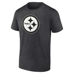 Pittsburgh Steelers Personalized Name & Number Monochrome T-Shirt - Charcoal sale