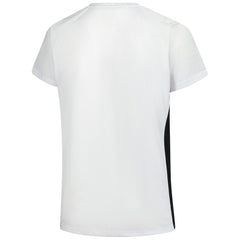 Cincinnati Bengals Women's Plus Size Glitter Lace-Up V- Neck T-Shirt - White discount