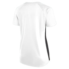 New Orleans Saints Women's Plus Size Glitter Lace-Up V- Neck T-Shirt - White outlet
