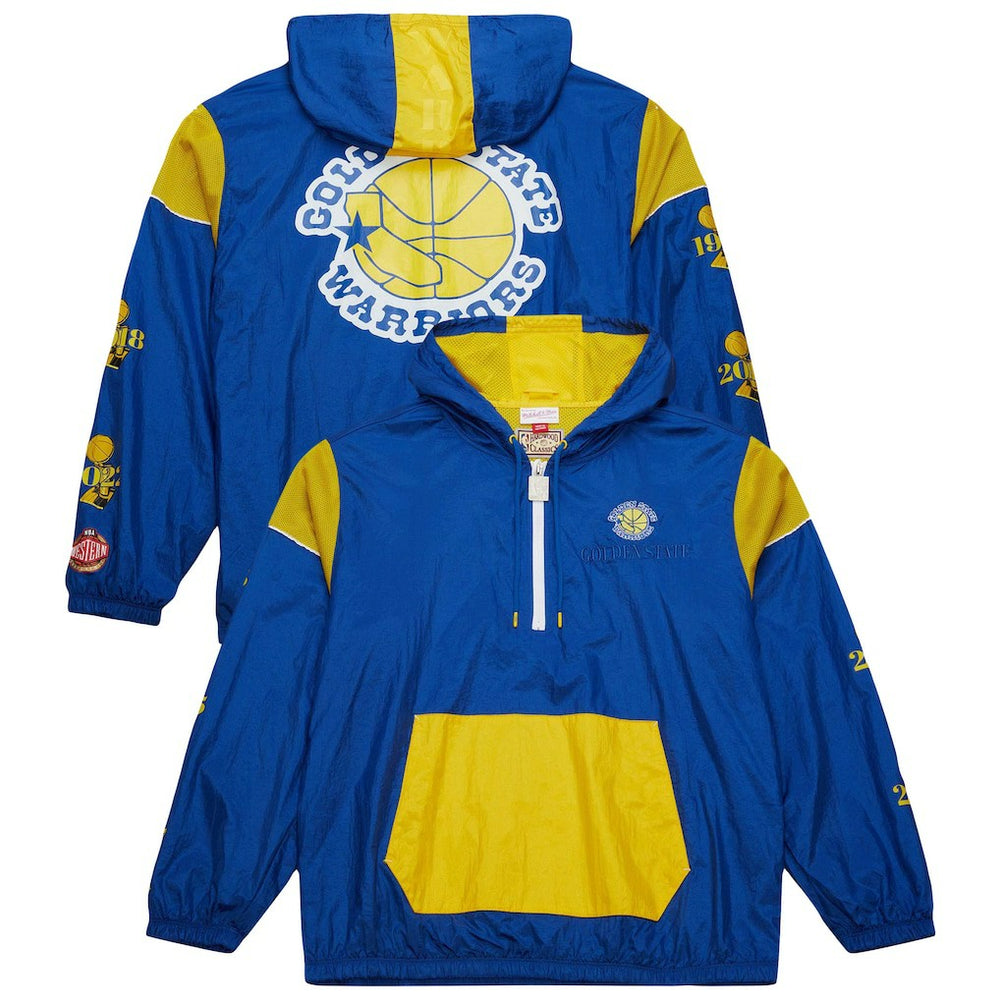 Golden State Warriors Unisex Hardwood Classics Team OG 3.0 Anorak Half-Zip Windbreaker Jacket sale - Royal | Mitchell & Ness outlet