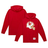 Tampa Bay Buccaneers Helmet Logo Vintage Pullover Hoodie - Red online