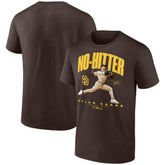 Dylan Cease San Diego Padres No-Hitter T-Shirt - Brown