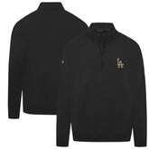 Los Angeles Dodgers Levelwear Murray Quarter-Zip Sweatshirt - Black