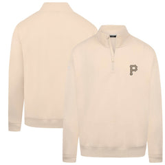 Pittsburgh Pirates Levelwear Murray Quarter-Zip Sweatshirt - Khaki