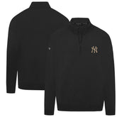 New York Yankees Levelwear Murray Quarter-Zip Sweatshirt - Black