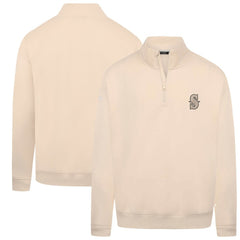 Seattle Mariners Levelwear Murray Quarter-Zip Sweatshirt - Khaki