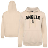 Los Angeles Angels Levelwear Podium Team Arch Pullover Hoodie - Khaki