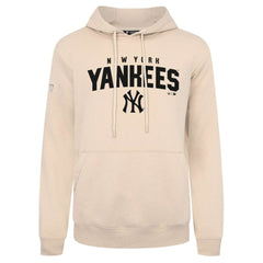 New York Yankees Levelwear Podium Team Arch Pullover Hoodie - Khaki