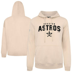 Houston Astros Levelwear Podium Team Arch Pullover Hoodie - Khaki