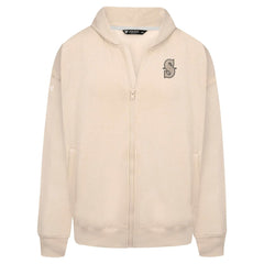 Seattle Mariners Levelwear Uphill Oversized Full-Zip Hoodie - Khaki