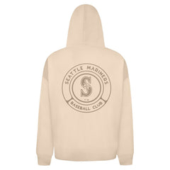Seattle Mariners Levelwear Uphill Oversized Full-Zip Hoodie - Khaki