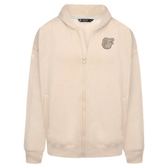 Baltimore Orioles Levelwear Uphill Oversized Full-Zip Hoodie - Khaki