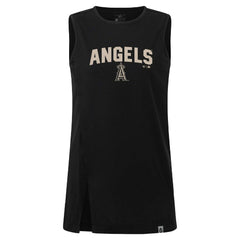 Los Angeles Angels Levelwear Women's Influx Team Arch Tank Top - Black