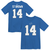 Amon-Ra St. Brown Detroit Lions Preschool Player Name & Number T-Shirt - Blue | Nike cheap