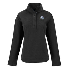 Buffalo Bills Cutter & Buck Women's Hunts Point Eco Half-Snap Sweatshirt - Black for sale