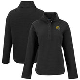 Green Bay Packers Cutter & Buck Women's Hunts Point Eco Half-Snap Sweatshirt - Black outlet