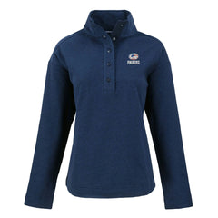 Green Bay Packers Cutter & Buck Women's Hunts Point Eco Half-Snap Sweatshirt - Navy on sale