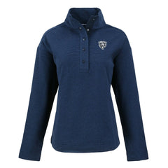 Chicago Bears Cutter & Buck Women's Hunts Point Eco Half-Snap Sweatshirt - Navy outlet