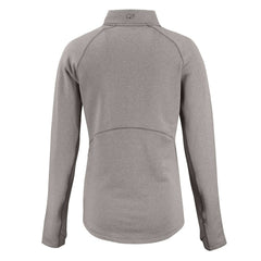 Baltimore Ravens Cutter & Buck Women's Peshastin Eco Fleece Recycled Tri-Blend Raglan Half-Zip Jacket - Heather Gray sale