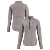 Chicago Bears Cutter & Buck Women's Americana Peshastin Eco Fleece Recycled Tri-Blend Raglan Half-Zip Jacket - Heather Gray discount