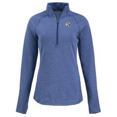 Indianapolis Colts Cutter & Buck Women's Peshastin Eco Fleece Recycled Tri-Blend Raglan Half-Zip Jacket - Heather Royal for sale
